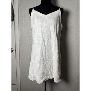Rhythm White 100% cotton Mini Beach Dress  Size M